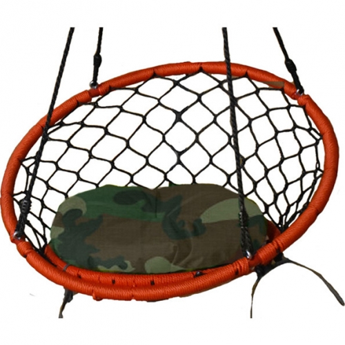 Small Dreamcatcher Swing Cushion in Camouflage Fabric